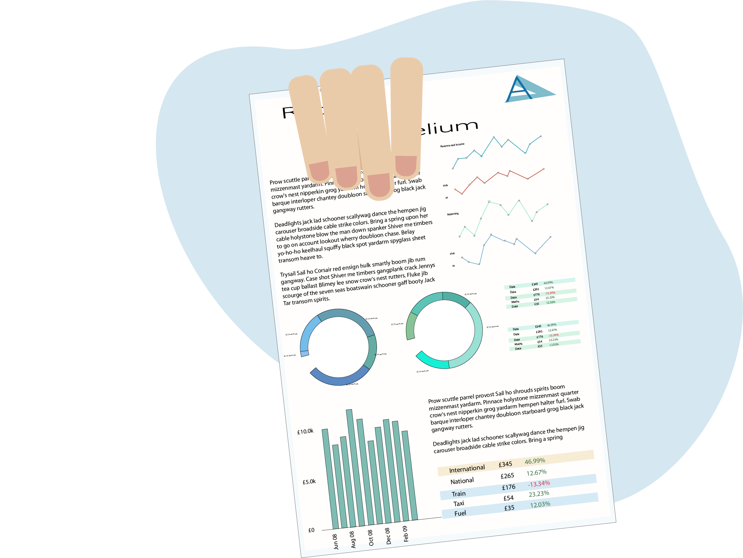Outsource your services, such as Management reports and forecasting 